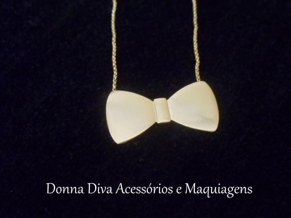 Colar Laço Dourado ESGOTADO