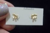 Brinco lacinho dourado ESGOTADO